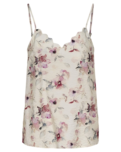JDY - JDYTroya Life Singlet Top - Cloud Dancer